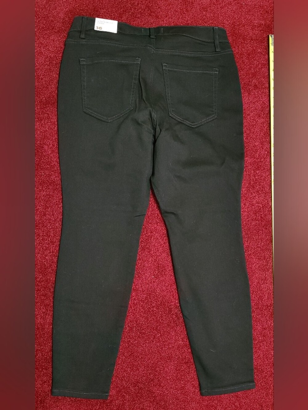 Lane Bryant black denim sz 16 NWT
